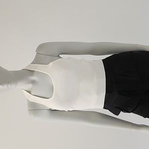 MUY MUY White Cross strap top. Size: M